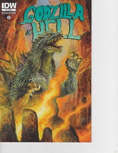 Godzilla in Hell #2 IDW HTF! Low Print Run! Bob Eggleton Cover - Picture 1 of 1