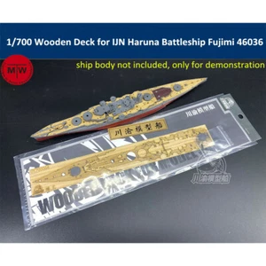 1/700 Maßstab Holzdeck für IJN Haruna Schlachtschiff Fujimi 46036 Modell - Bild 1 von 4