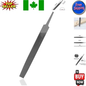 Durable 6'' Double Cut File -  High Carbon Steel Hand Tool for Metal/Wood - Foto 1 di 9