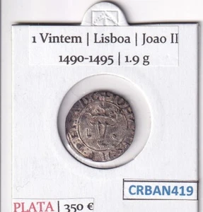 CRBAN419 MONEDA PORTUGAL VINTEM (VER DESCRIPCION EN FOTOS) - Imagen 1 de 2