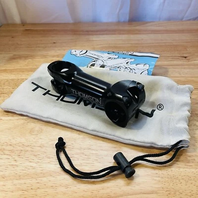 Thomson Elite X4 31.8 x 110 0 Degree Stem Black 1 1/8 Threadless EXCELLENT - Image 1 of 4