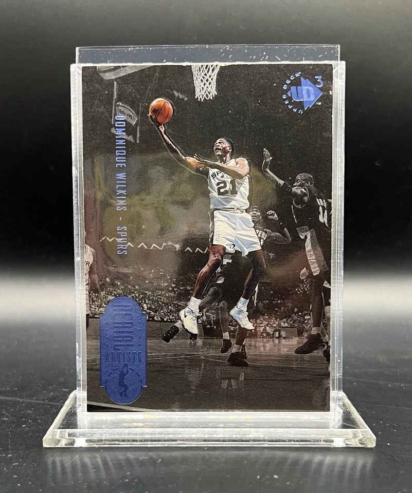 1996-97 Upper Deck UD3 #51 DOMINIQUE WILKINS Aerial Artists San Antonio SPURS - Image 1 of 2