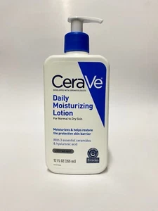 CeraVe lozione idratante quotidiana per pelle secca corpo e viso 12 fl oz - Foto 1 di 5