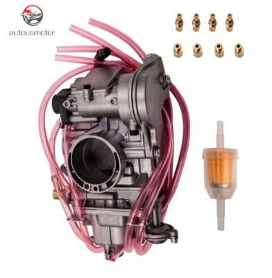 For 2004-2009 Yamaha YFZ450 YFZ 450 MX carb carburetor FCR Flat slide + JET KIT - Image 1 of 4