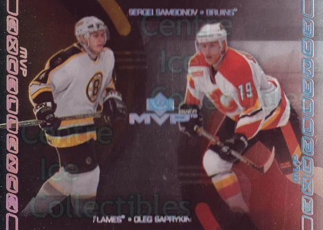 2000-01 Upper Deck MVP Excellence #3 Sergei Samsonov, Oleg Saprykin - Image 1 of 1