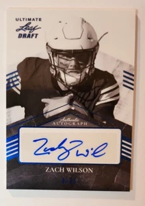 ¡Tarjeta automática de novato Zack Wilson New York Jets QB 2021! 🔥 - Imagen 1 de 7