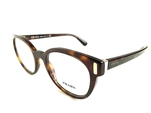 Marco de anteojos PRADA VPR 06T 50 mm redondo tortuga para hombre y mujer Italia - Imagen 1 de 5