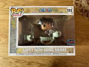 Funko Pop! Rides Luffy With Going Merry One Piece NYCC 2022 Official Con Sticker - Picture 1 of 7