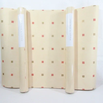 Osborne & Little Floating Squares 4pc Wallpaper Roll Set(s) - Image 1 of 4