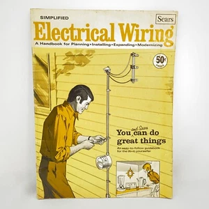 VTG 1969 Sears Simplified Electrical Wiring Instruction Book DIY Wiring Booklet - Picture 1 of 7