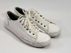 Bf Women's Size 9 Keds White Perforated Leather Lace Up Kickstart Sneakers Shoes