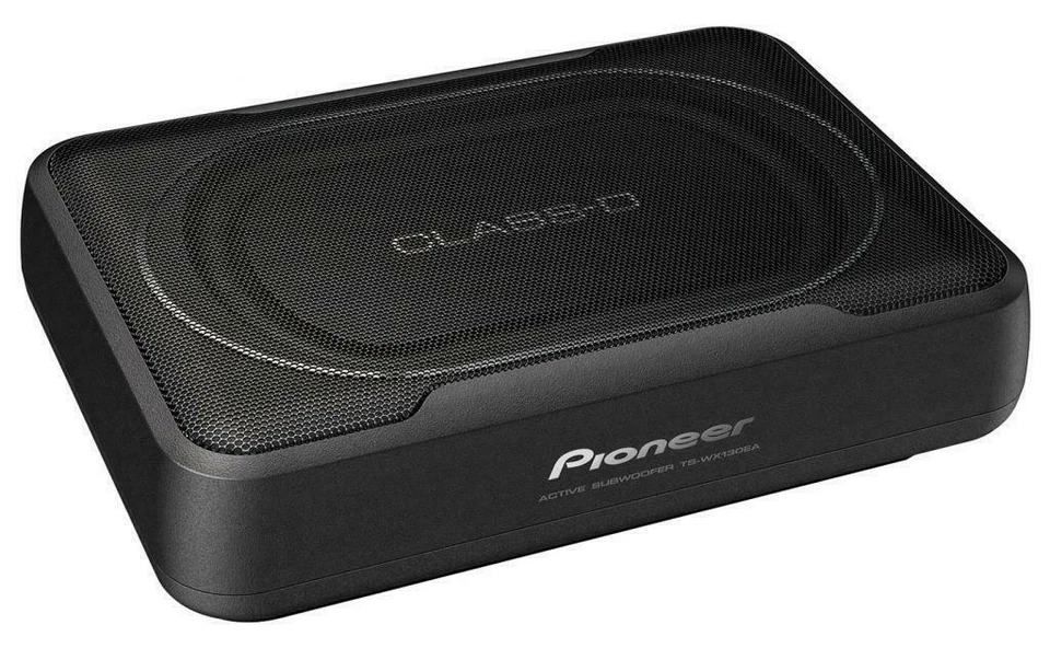Pioneer TSWX130EA aktiver kompakt Untersitz Subwoofer Class-D Verstärker B-WARE