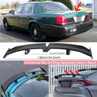 UNIVERSAL TRUNK LID SPOILER WING PRO STYLE FITS FORD CROWN VICTORIA 2000-2011 Foto 1 de 4
