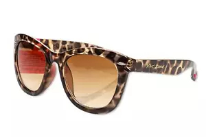 Damen Betsey Johnson Vintage Cat-Eye Sonnenbrille Schildpatt braun Farbverlauf - Bild 1 von 4