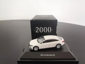for Herpa FOR Mercedes For Benz EQS Pure electric SUV white with base 1/87 Model - Picture 1 of 3