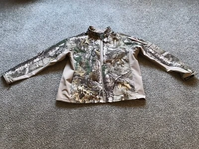 Kings River Jacket Soft Shell Camouflage Realtree Scent Factor     VG  Condition - Image 1 of 4