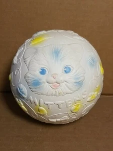 Vintage The Edward Mobley Co. Rubber Squeaky Mittens and Woofie Ball 1961 - Picture 1 of 10