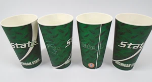 Michigan State Spartans holografische Souvenir Tassen Sammlerstücke 4 Stück - Bild 1 von 4