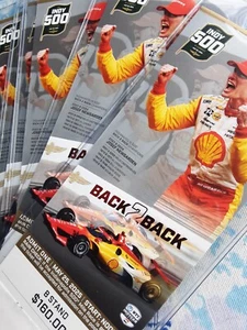 INDIANAPOLIS 500 FIRST TURN GRANDSTAND B 4 TOGETHER TOP ROW Z - Picture 1 of 2