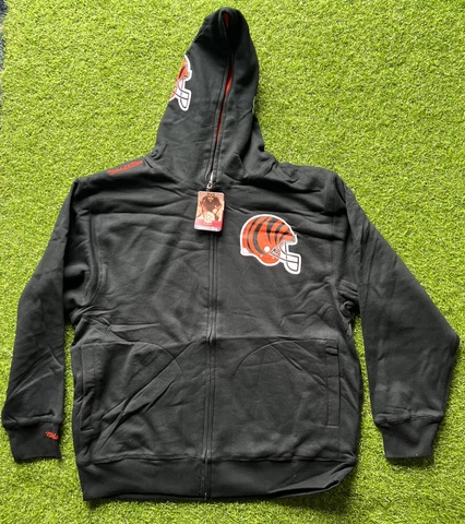 Mitchell & Ness Cincinnati Bengals NFL Football Hoodie Sweatshirt Size Adult 5XL Cover
