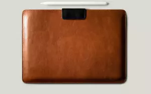 iPad Laptop Bolso Mensajero Archivo Carpeta Bolsillo Vaca Cuero Bolso Marrón W489 - Imagen 1 de 7