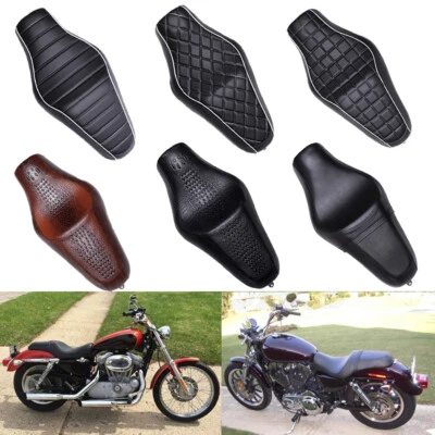 Asiento de conductor y pasajero trasero dos para Harley Sportster Custom XL1200 883 hierro Foto 1 de 4