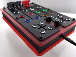 REAPERWARE 30-ELITE PREMIUM LED SIM RACING/FLIGHT BUTTON BOX FOR PC - Picture 1 of 38