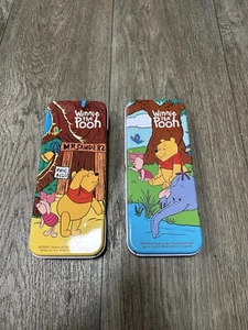 2 x Winnie The Pooh Tin Pencil Case  - Picture 1 of 6