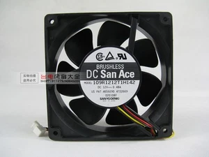 For Sanyo 109R1212T1H142 Server Square Fan DC 12V 0.48A 120X120X38mm 3wire 3-pin - Picture 1 of 1