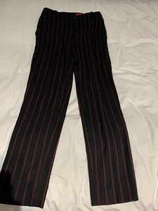 Hugo Boss Regular-fit Cigarette Trousers with Vertical Stripes Size UK4/XS - Picture 1 of 2