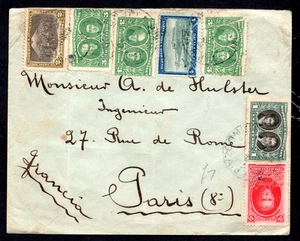 Argentina - 1910s Centenary of Deposition of the Spanish Viceroy Cover to Paris - Picture 1 of 2
