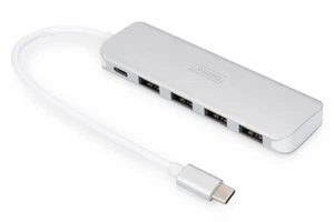 DIGITUS 5 Port USB Typ-C Hub - USB 3.0-5 Gbit/s - 4X USB-A Port - 1x USB-C Ladep - Photo 1/9