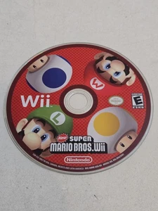 Nintendo Wii "New Super Mario Brothers" Game Disk Only Video Game No Manual - Picture 1 of 2