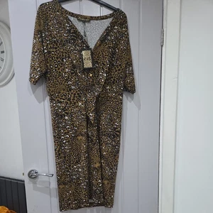 Biba Mesh Tunic Dress, Womens Dress UK Size 14, Large, Grey, New - Picture 1 of 10