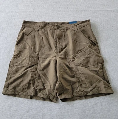 Pantalones Cortos Reel Legends Hombres 38 Adultos Informales Verde Oliva Botón Carga... Foto 1 de 4