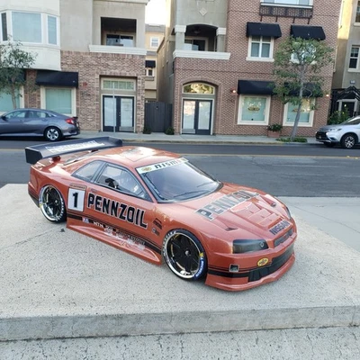 200mm 1/10 Custom Paint R34 4Tec-2 RDS HPI FZ02 DC10 MST TT02 YD2 JDM Body Only - Image 1 of 4