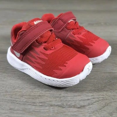 Nike Star Runner Baby Toddler Shoes Sneakers Size 3C Red 907255-600 - Image 1 of 4