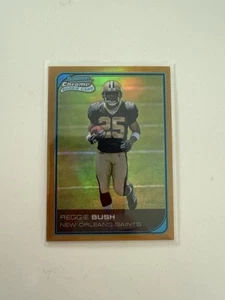 Bowman 2006 cromo refractor dorado radiocontrol Reggie Bush 27/50 - Imagen 1 de 2
