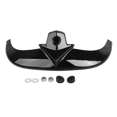 Gloss Black Front Fender Tip Trim For Harley Heritage Springer FLSTS Cross Bones Foto 1 de 4