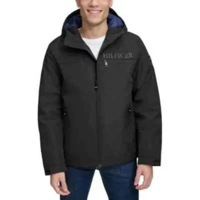 TOMMY HILFIGER Performance Wind Water Resistent Stretch Hooded Zip Jacket S - Image 1 of 4