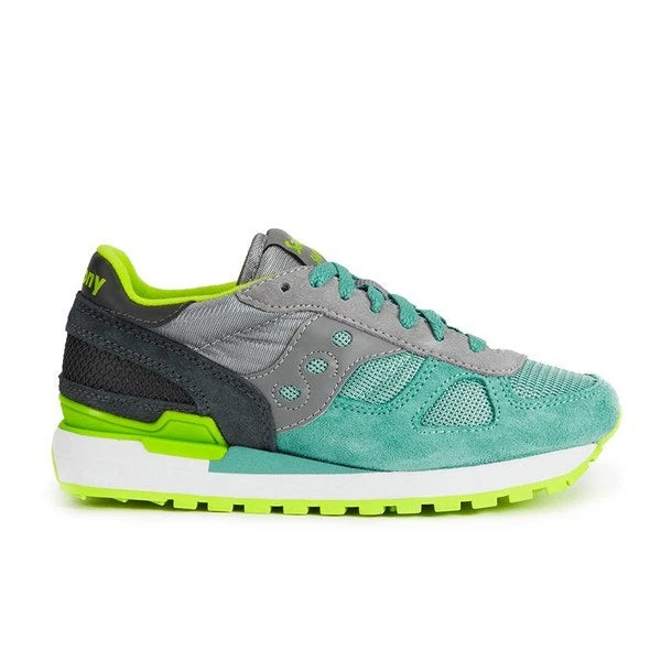 Mujer Saucony Shadow Original, Gris Claro/Verde Claro, 7.5 B Mediano EE. UU. Foto 1 de 1