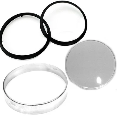 Vetro E Ghiera Contachilometri Vespa Pk 50 80 125 XL RUSH N AUTOMATICA SPEEDMATI - Immagine 1 di 3