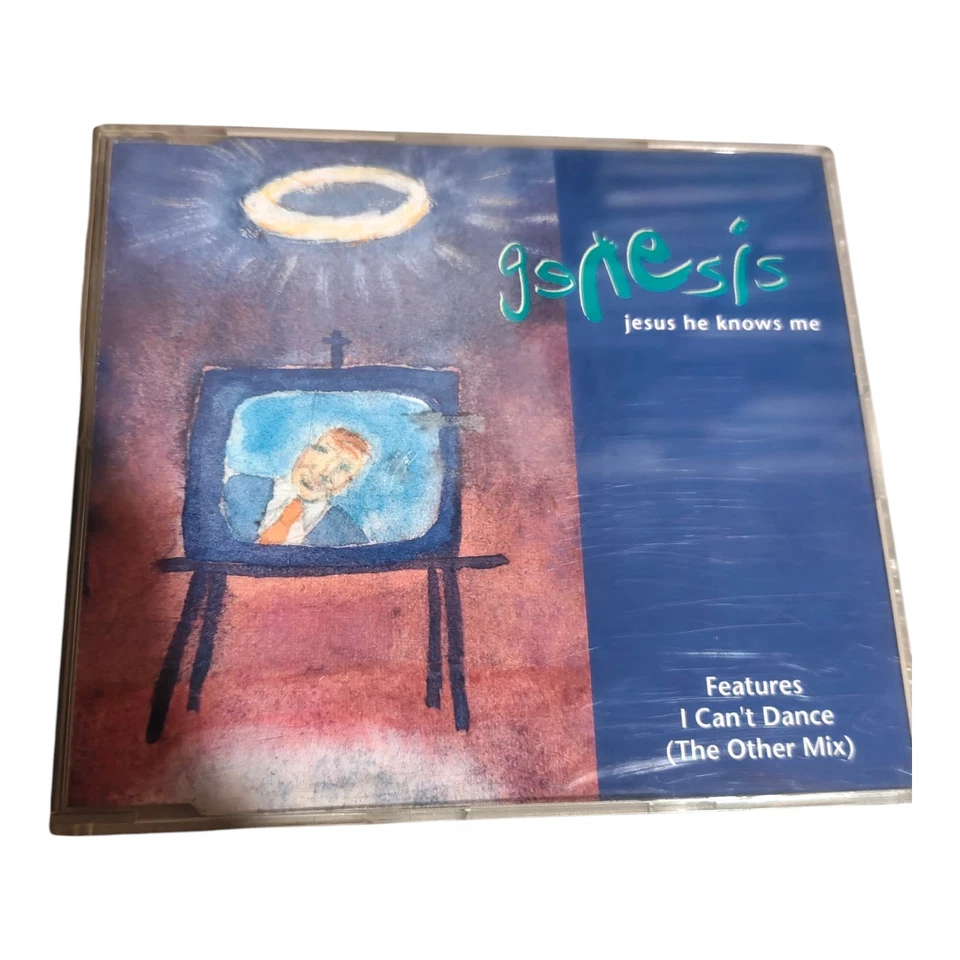 CD Maxi - Genesis - Jesus he knows me -GENDG 9 - 1992 - I Can´t dance other mix - Bild 1 von 1