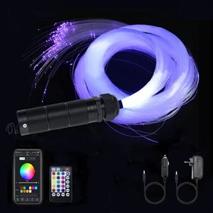 Car Use Bluetooth 6W RGB LED Fiber Optic Lights Star Ceiling Light Kit APP Re... - Picture 1 of 6