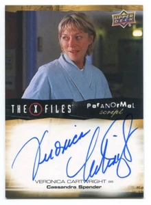 2025 X-Files Government Conspiracies VERONICA CARTWRIGHT Paranormal Script AUTO - Picture 1 of 2