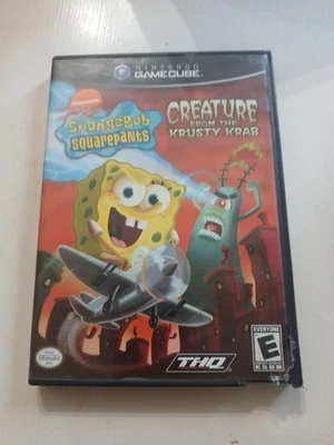 Nintendo GameCube SpongeBob SquarePants Creature From The Krusty Krab Complete  - Image 1 of 3