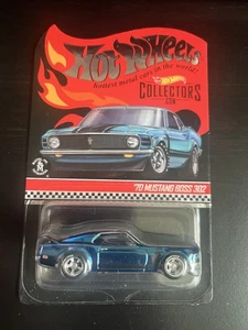 Hot Wheels RLC '70 Mustang Boss 302 Blue #6985/7000 Spectraflame - Picture 1 of 7