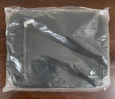 Logitech 10" Notebook Laptop Funda Neopreno Bolsa Estuche Cubierta Cremalleras NEGRO Foto 1 de 4