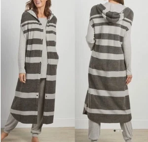 Soft Surroundings Womens Hoodie Coat Long Glacier Canyon poncho NWT 130 USD L/XL - Picture 1 of 2