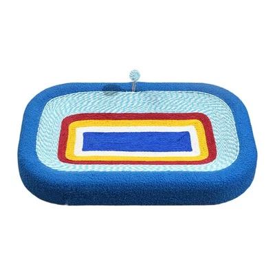Oval Cats Scratch Pad Cat Scratcher Cardboard Cardboard Bed - Image 1 of 4
